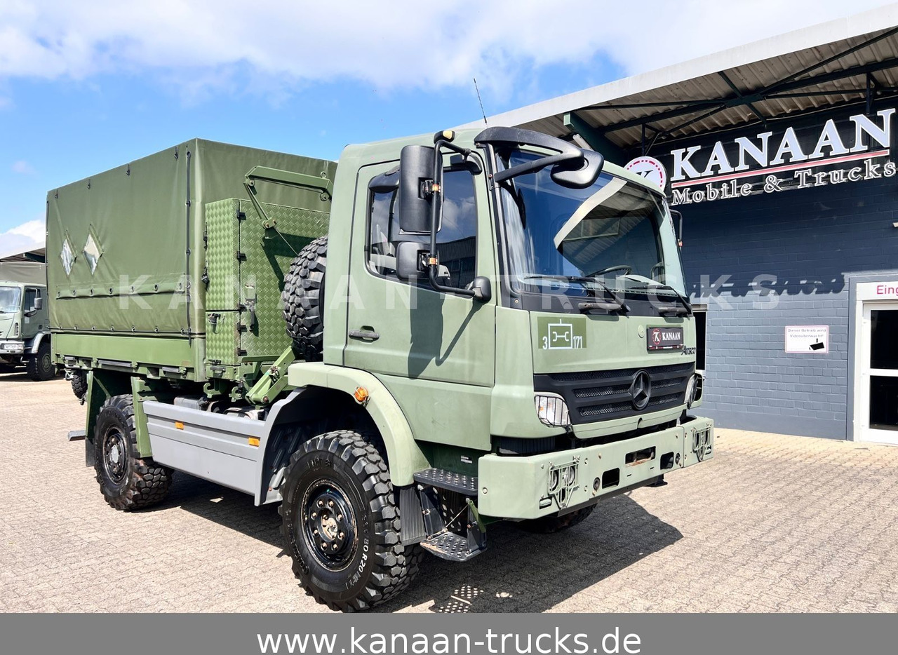 Mercedes-Benz 1018 Atego 4x4 Allrad Miltär Camper Expedition - Контейнеровоз/ Сменна каросерия камион: снимка 1 Mercedes-Benz 1018 Atego 4x4 Allrad Miltär Camper Expedition - Контейнеровоз/ Сменна каросерия камион: снимка 1