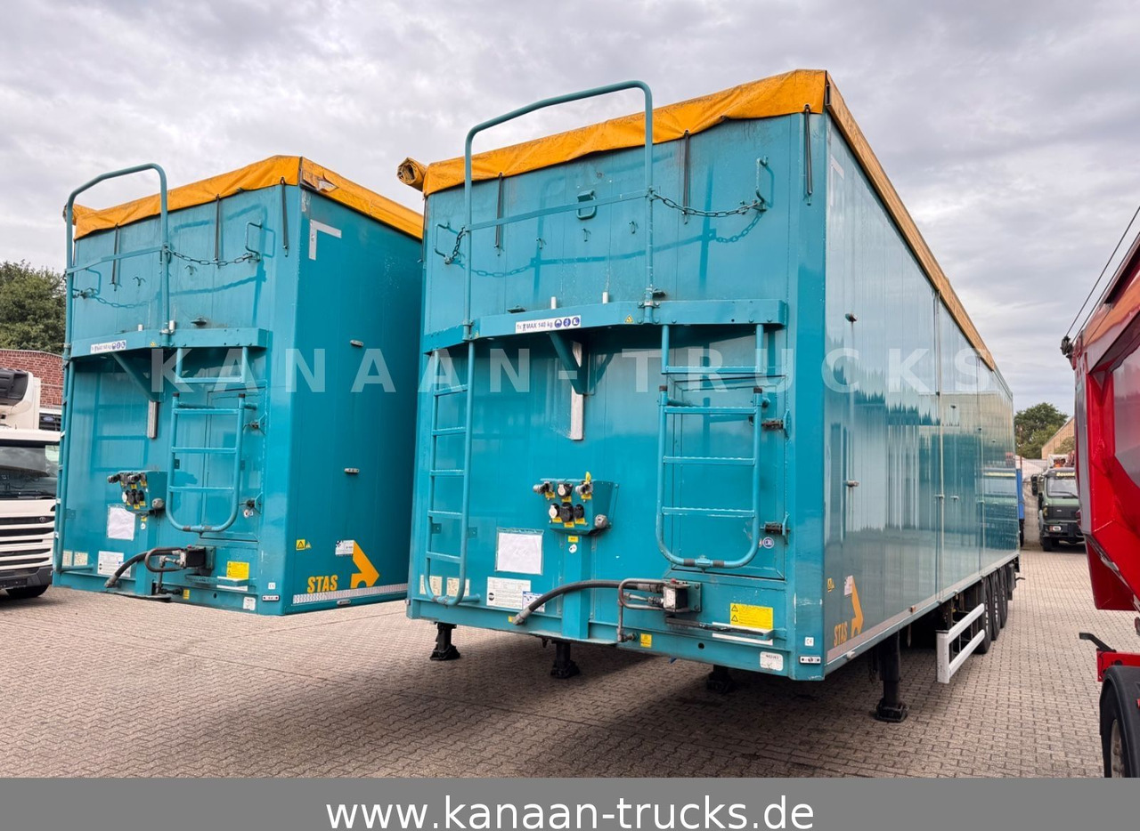 Stas S 300 ZX Walkingfloor Schubboden 2 x Vorhanden - С плъзгащ под полуремарке: снимка 1 Stas S 300 ZX Walkingfloor Schubboden 2 x Vorhanden - С плъзгащ под полуремарке: снимка 1