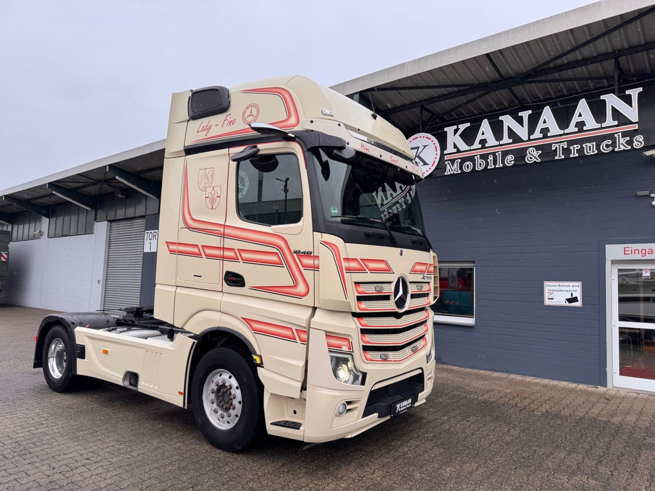 Mercedes-Benz 1848 LS Actros 5 GigaSpace Blatt/Luft - Влекач: снимка 1 Mercedes-Benz 1848 LS Actros 5 GigaSpace Blatt/Luft - Влекач: снимка 1